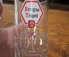 Vintage Brugse Tripel half pint tankard