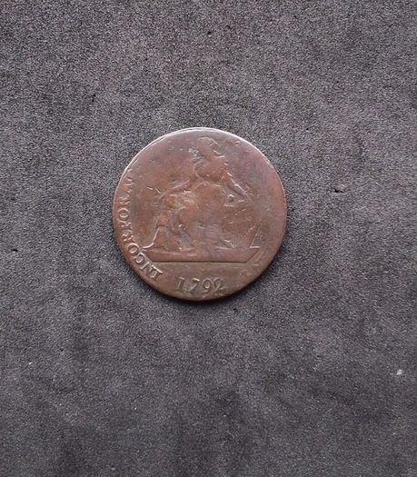 1792 Irish Conder Token Halfpenny - Hibernia Mining Co. (Camac Kyan and Camac)