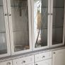 Large White Painted Display Cabinet / Dresser Image 2