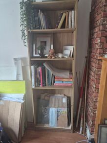 Brown book case