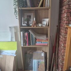 Brown book case