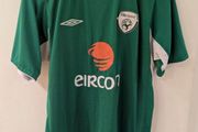 Authentic 2004 Republic of Ireland shirt jersey Eircom Umbro med mens