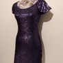 Purple Sequin Occasion Dress, New With Tags, Image 3
