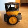 Vintage (from 1920) Cast Iron Yellow Taxi Car Image 4