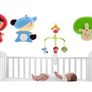 Chicco 2 in 1 Fairy Tale Little Red Riding Hood Cot Mobile Image 9