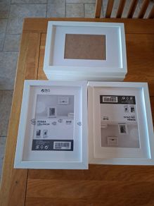 Ikea Picture Frames (9 regular 3 larger)