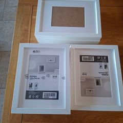 Ikea Picture Frames (9 regular 3 larger)
