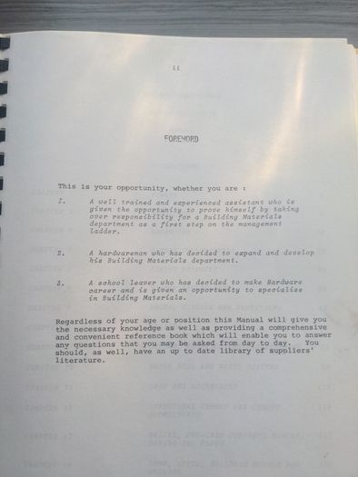 Vintage Building Advanced Course Notes