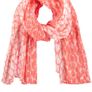SAMOON   SALE New scarf in coral with white from Samoon. REDUCED. Image 4
