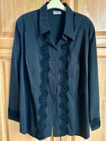 Basler Black Blouse