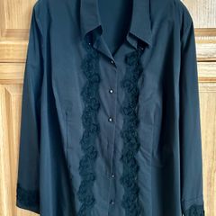 Basler Black Blouse
