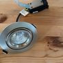 Luceco Eco Matt Silver Stainless steel effect Fixed LED Fire-rated Warm white Downlight 5W IP65 Image 3