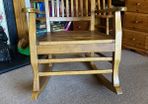 wooden rocking chair
