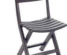 Folding Plastic Chair Lightweight Outdoor Garden Camping Beach Patio Balcony Chair