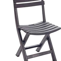 Folding Plastic Chair Lightweight Outdoor Garden Camping Beach Patio Balcony Chair