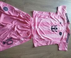 Girls Jersey shorts and t-shirt set