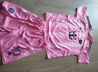 Girls Jersey shorts and t-shirt set