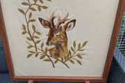 Beautiful Embroidery Big Fire Screen, Crack