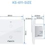 Smart WiFi Light Switch, Maxcio Alexa Smart Wall Light Switch 1Gang 1Way, Alexa Google Home Control, Smartlife APP Control, Timer/Schedule,Neutral Wire Required,Switch-1 Gang) Image 4