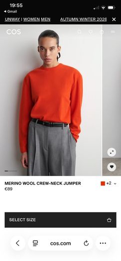 COS merino wool jumper