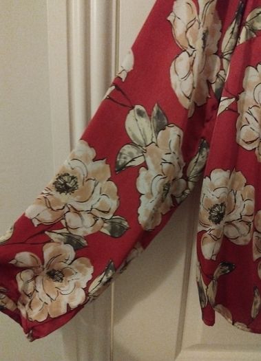 Pink satin shirt, gallery, size 12