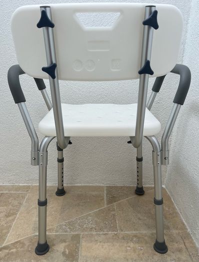 Shower Chair with Backrest and Armrests