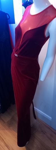 Sensational Vintage Christmas Holiday Season Evening Dress