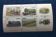 Irish stamps, 1984 mini sheet, Irish Railways