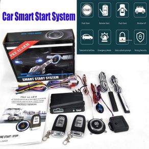 Car Van Alarm Remote Control PKE Car Keyless Entry Engine Start Alarm System Push Button Remote Starter Stop Auto