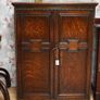 Jacobean Revival Oak Cupboard Image 2