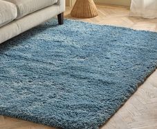 Deep pile blue Rug 200x140cm