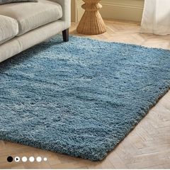 Deep pile blue Rug 200x140cm