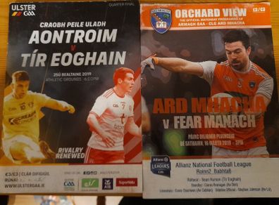GAA 2019 Ulster SFC official match programmes