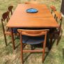 Mid Century Vintage Ib Kofod Larsen Signature Danish Range Dining Set Image 5