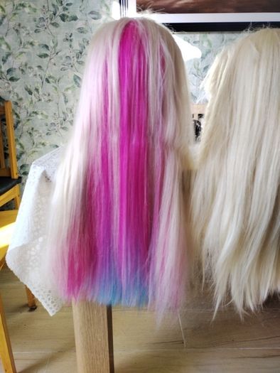 hair, practice doll heads,