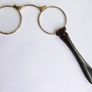 Victorian Rolled Gold Lorgnette: Flip Up Spectacles, Theatre Glasses Image 2