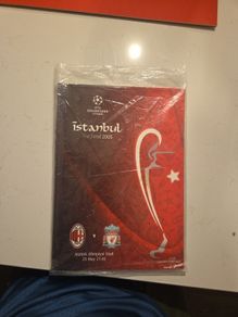 2005 European cup final official programme UNOPENED