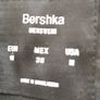 Bershka polyester black bomber jacket Image 3
