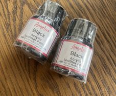 Black Leather Paint