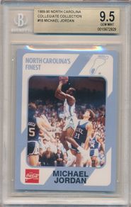 1989-90 North Carolina Collegiate Collection #18 Michael Jordan BGS 9.5