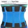 Back Support Belt Back Brace for Lower Lumbar Pain Relief for Men and Women - Medical Grade Orthopaedic Waist Compression for Sciatica Nerve, Scoliosis, Disc or Lifting at Work Image 2