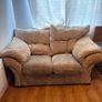 Couch with a  2 seater and a puffer Image 2