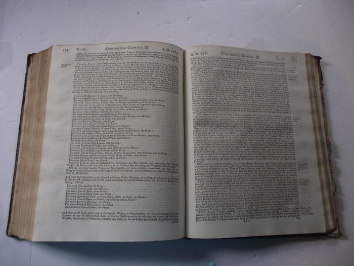 The Statutes at Large - (King George the Third) - by Charles Eyre and William Strahan in London 1780