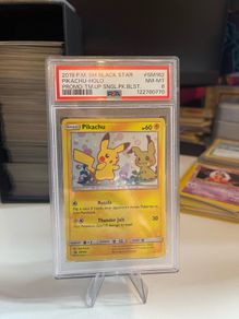 Pikachu Black Star SM162 - PSA8