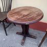 Sturdy Old Irish Country Chairs and two Vintage Round Tables suitable for cottage/pub Image 5