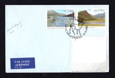 1982 Ireland Killarney Park Commemorative Stamps Plaint First Day Cover (FDC) with Corcaigh (Cork) Pictorial cancel
