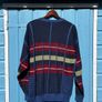 Vintage Patterned Knit Grandpa Jumper Made In Ireland Image 6