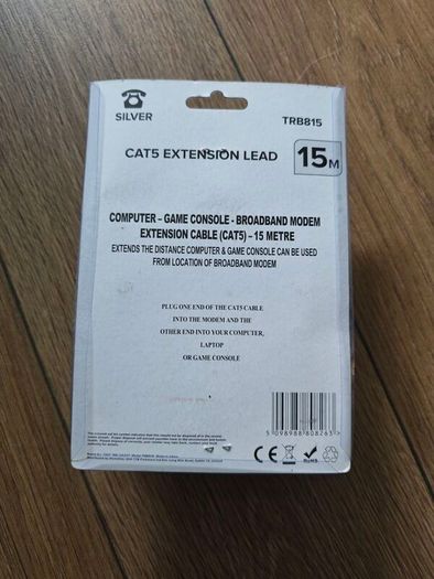 CAT5 extension lead 15m