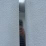 Polished chrome wall channel for shower glass frame Image 5