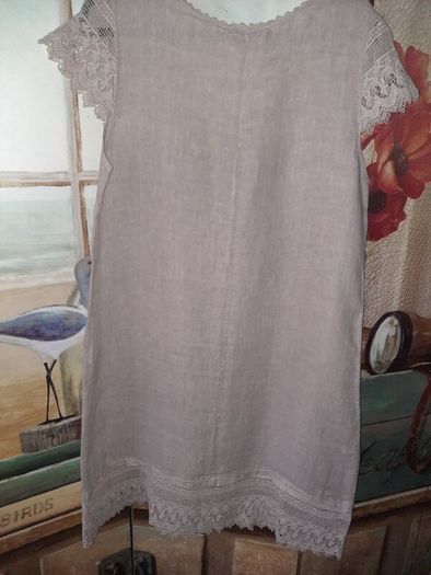 Martina Innocenti 100% Linen Shift Dress , New With Tags ,Size 14